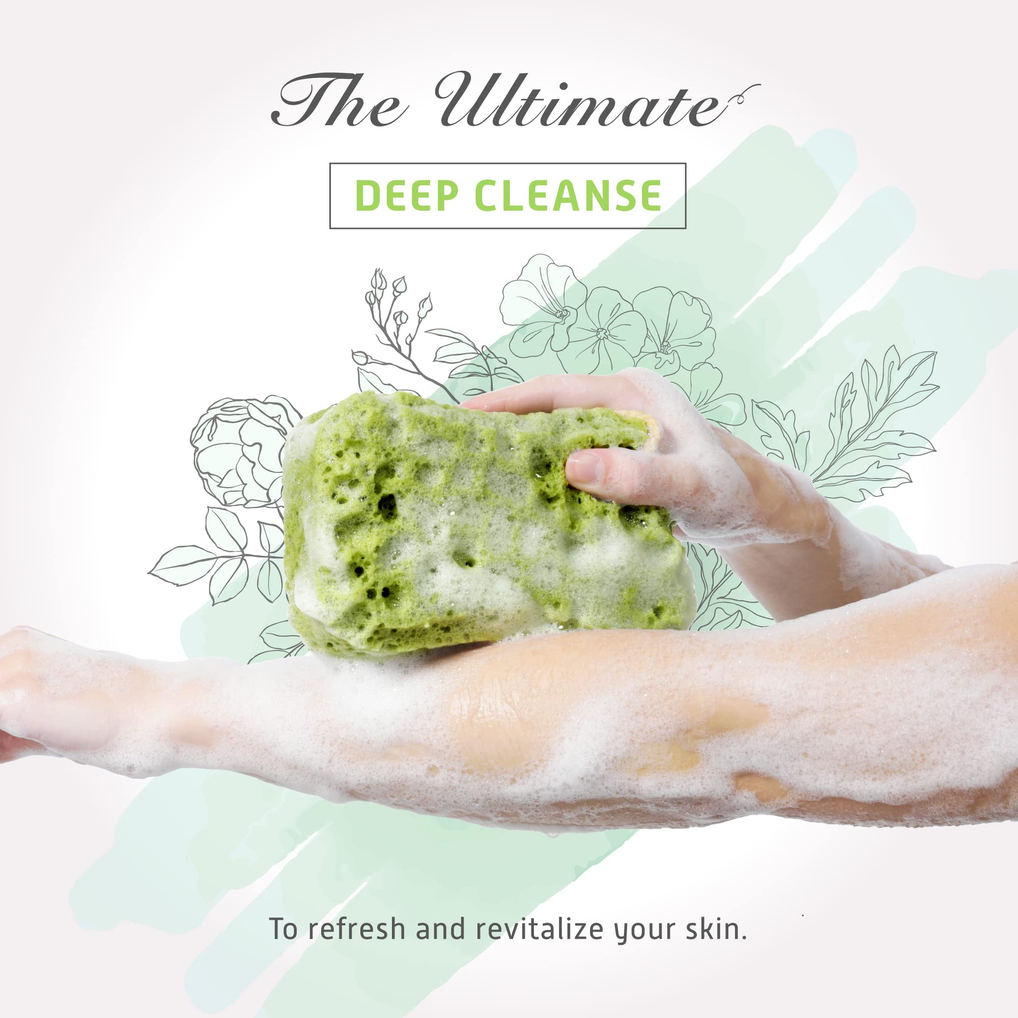 Sunlite Spongentle textured side targets oil and pore cleansing