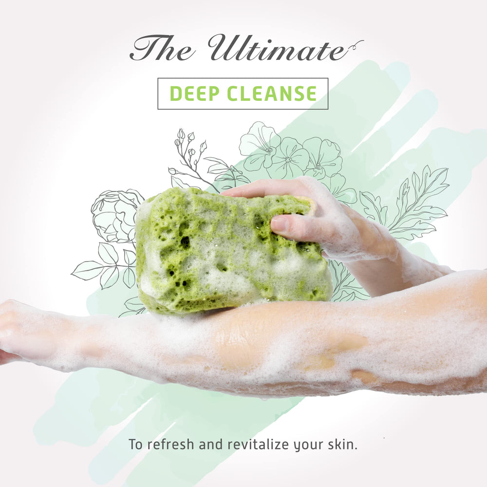 Sunlite Spongentle textured side targets oil and pore cleansing