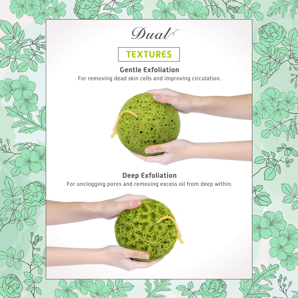 Sunlite Sports Spongentle textured side for exfoliation on skin