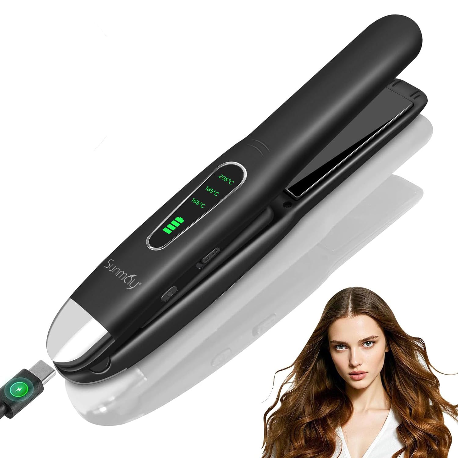 SUNMAY cordless hair straightener travel case for on-the-go organization.