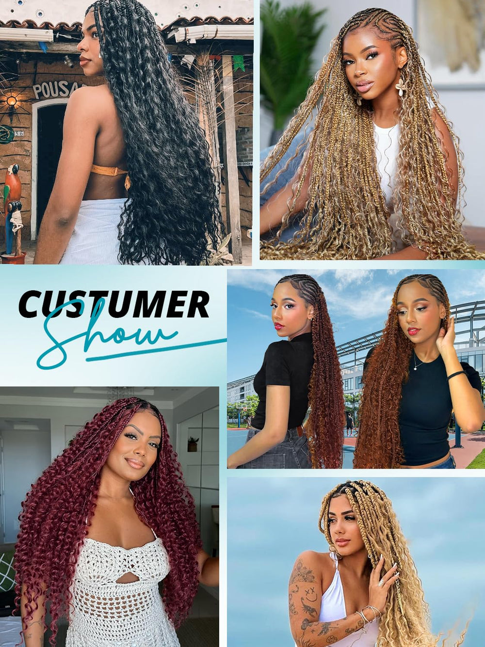 SUNNGIRL durable tangle-free braiding hair for long-lasting styles