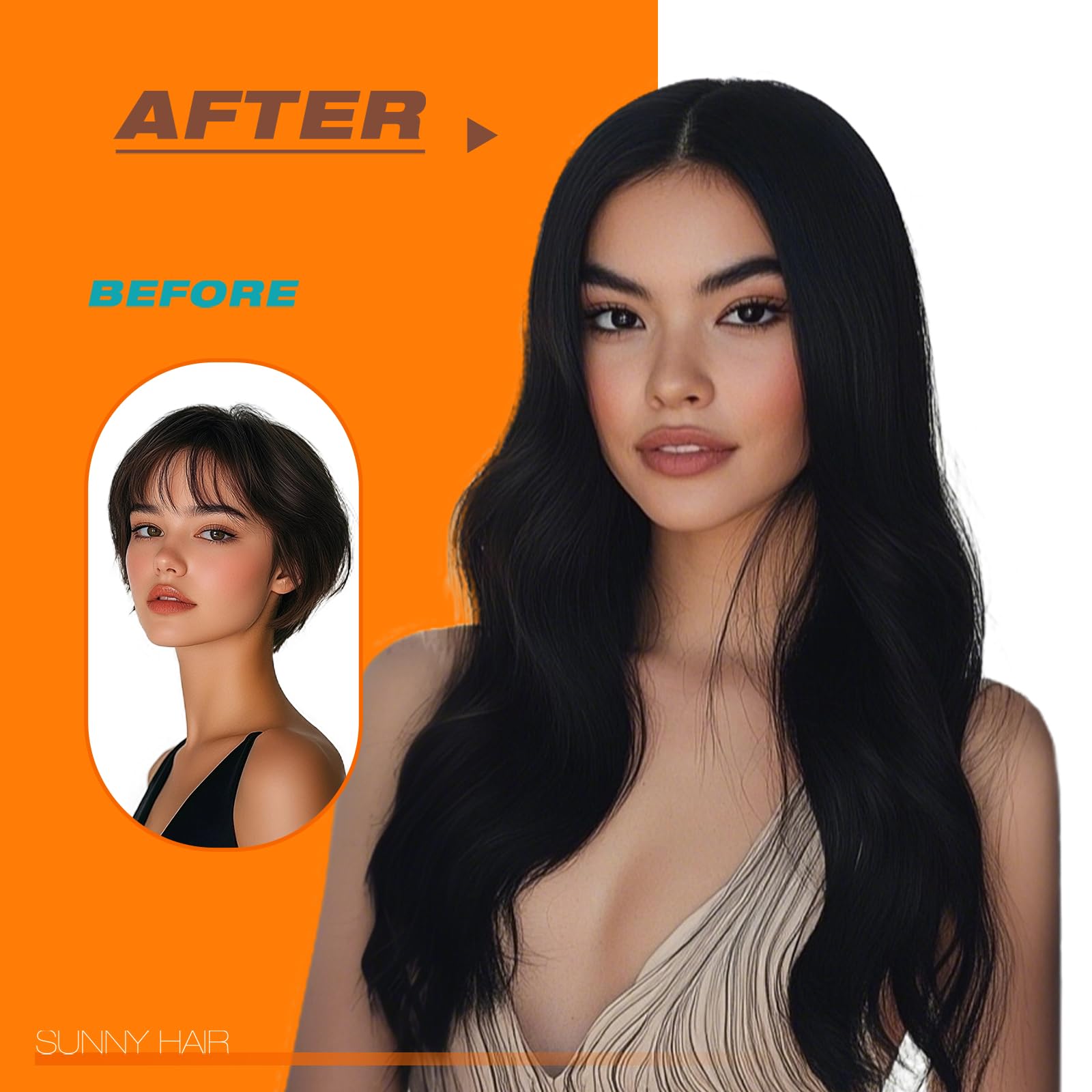 Sunny Hair extensiones para coletas y recogidos sin mostrar uniones