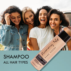 Sunny Isle Chebe powder closeup highlights natural strength boost for healthier strands.