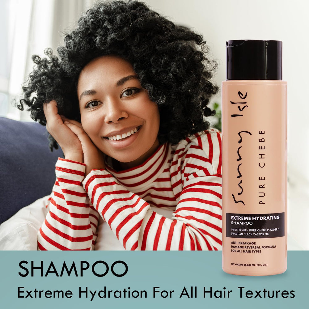 Sunny Isle color-treated hair shine image highlights color longevity and vibrant results.