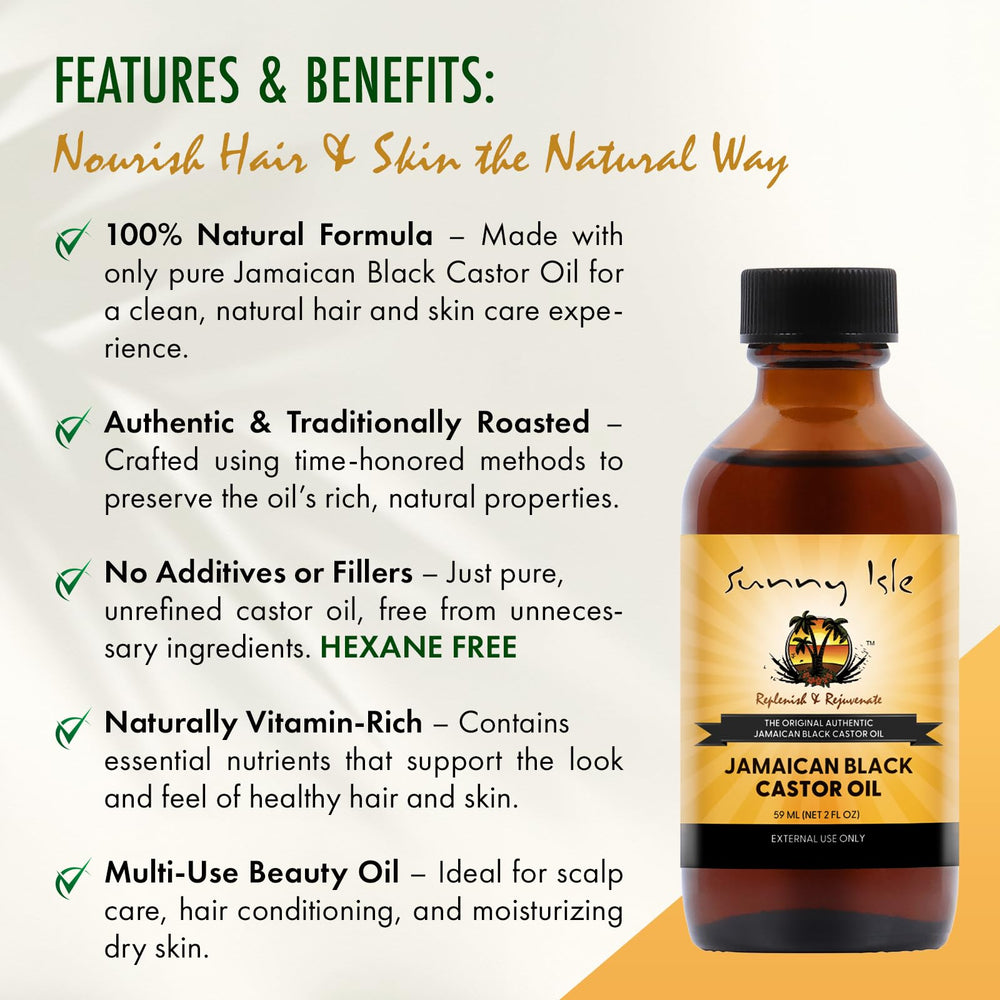 Sunny Isle Jamaican Black Castor Oil on eyebrows and lashes for fuller appearance.