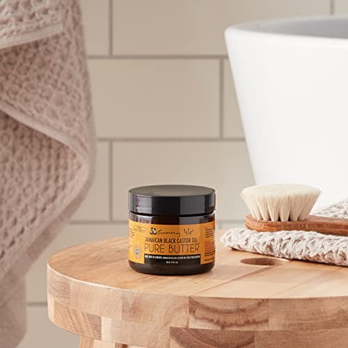 Sunny Isle butter on dry skin providing deep hydration and moisture lock.