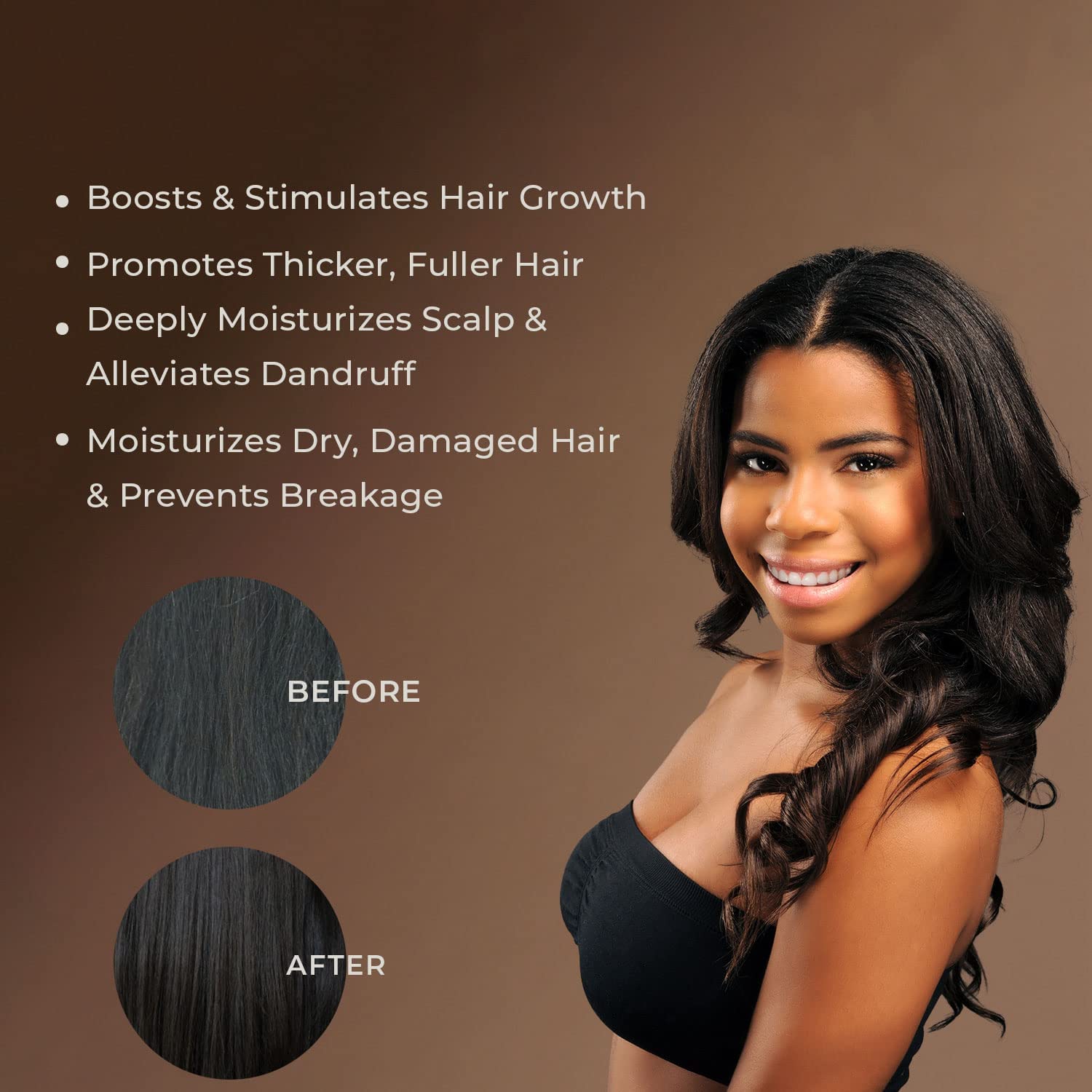 Sunny Isle Jamaican Black Castor Oil texture closeup showing creamy blend.