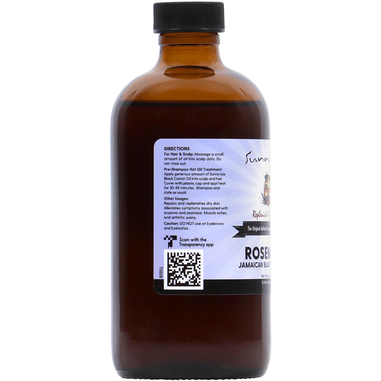 Sunny Isle Rosemary Jamaican Black Castor Oil edge regrowth potential