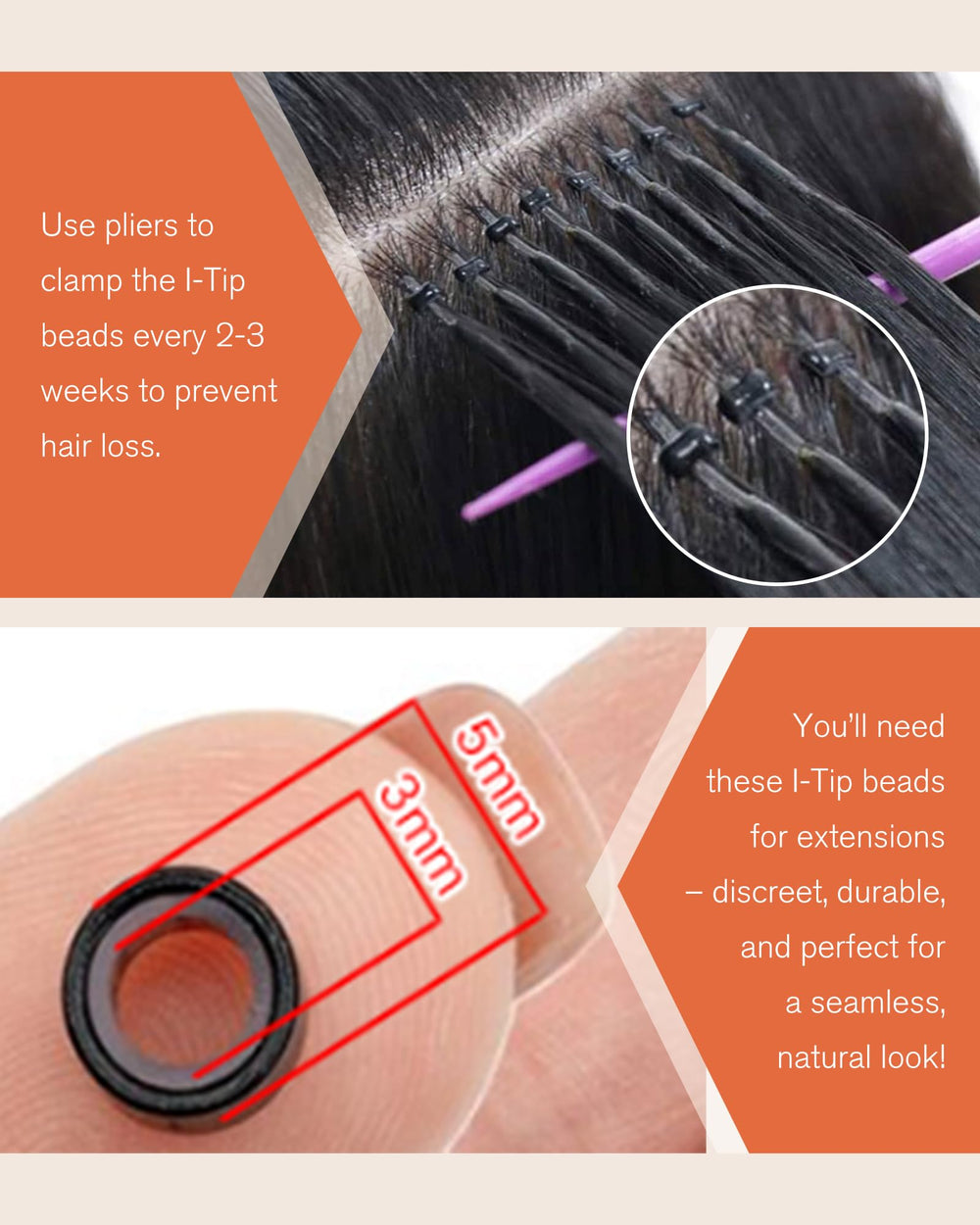Sunny Hair itip extensions support heat styling up to 350F for versatile looks
