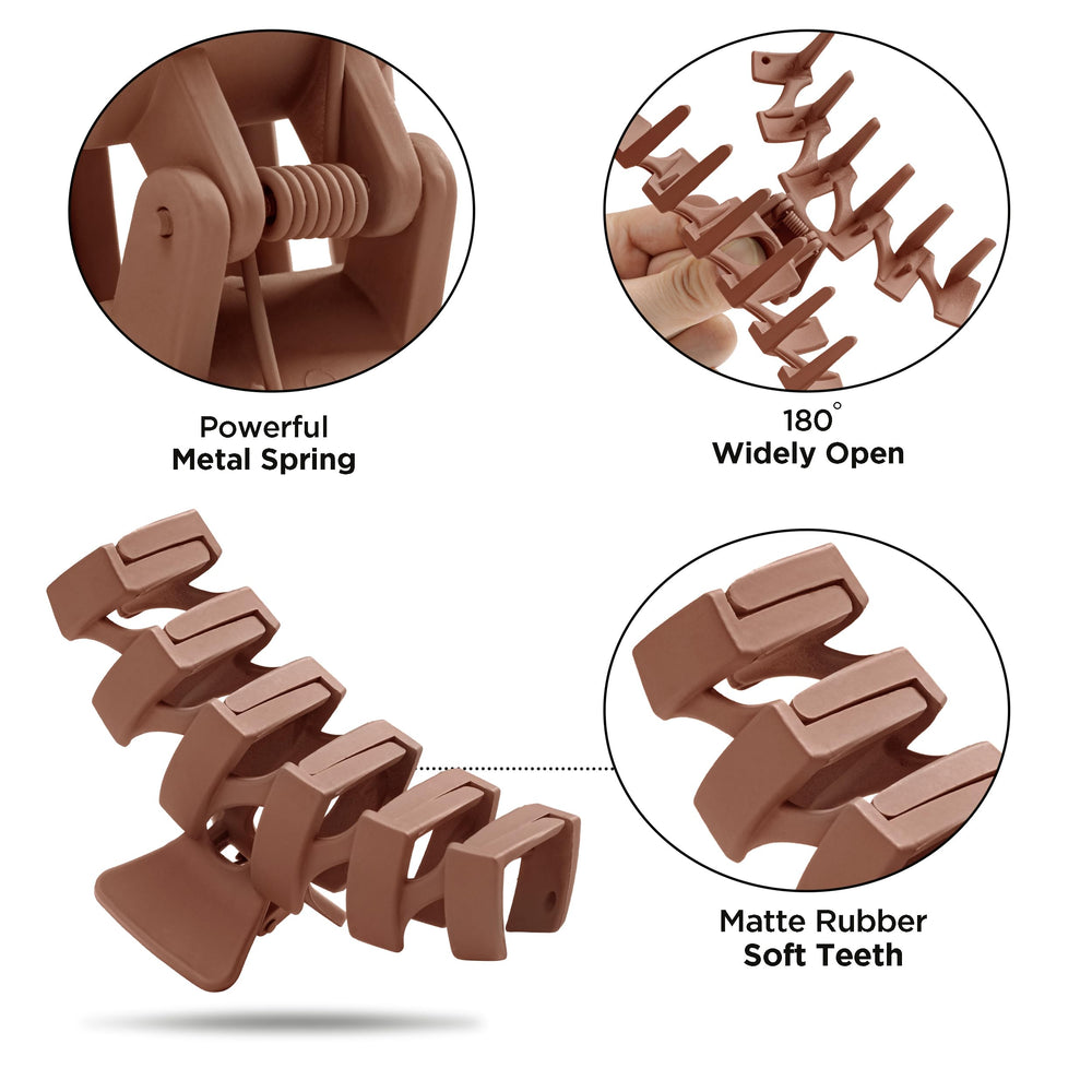 Sunolga lightweight durable hair clip with matte finish for reliable hold.