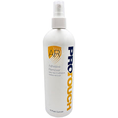 Sunshine Tape Pro Touch Adhesive Remover bottle highlights citrus-based formula for residue-free removal.