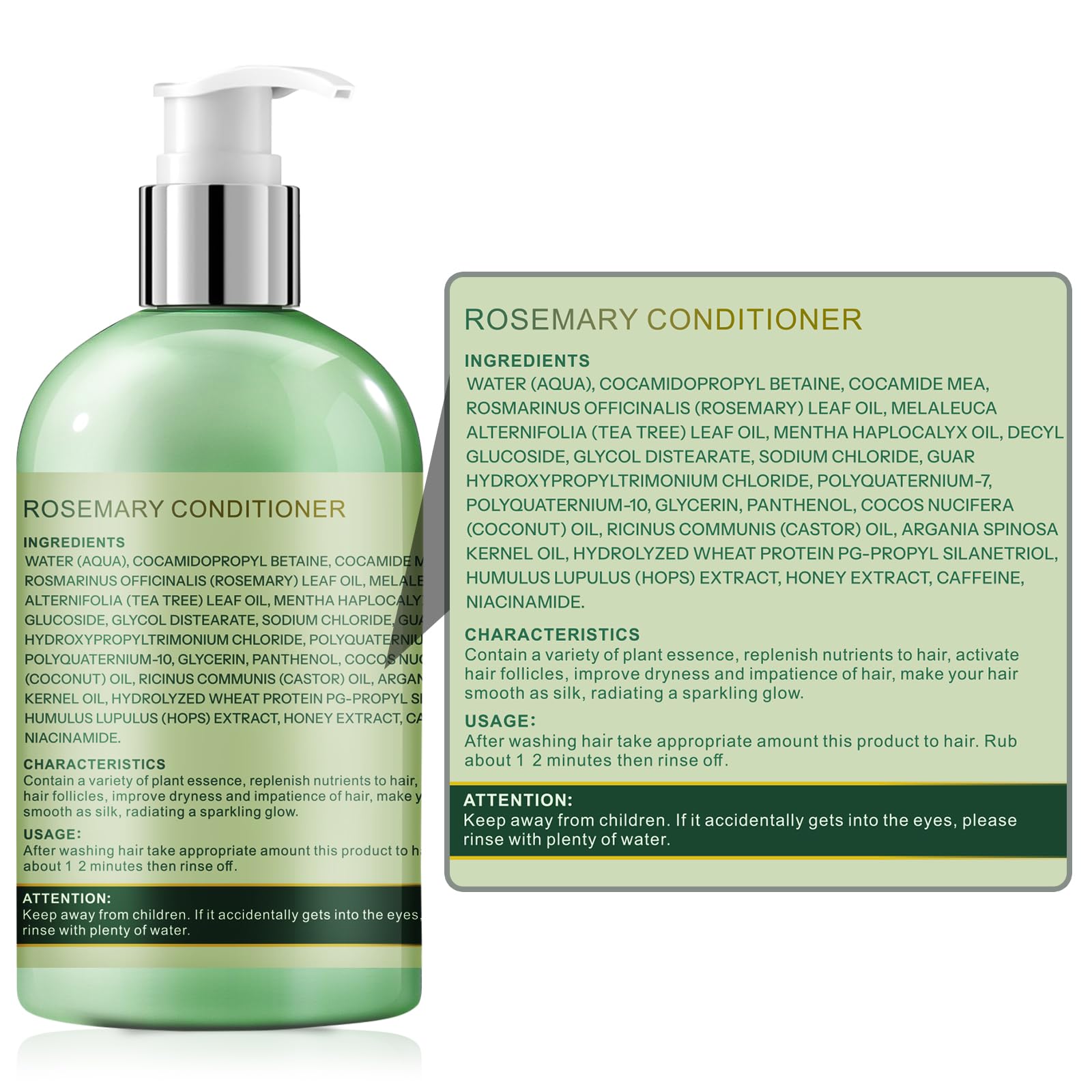 Sunspeak Rosemary Conditioner daily-use application detail