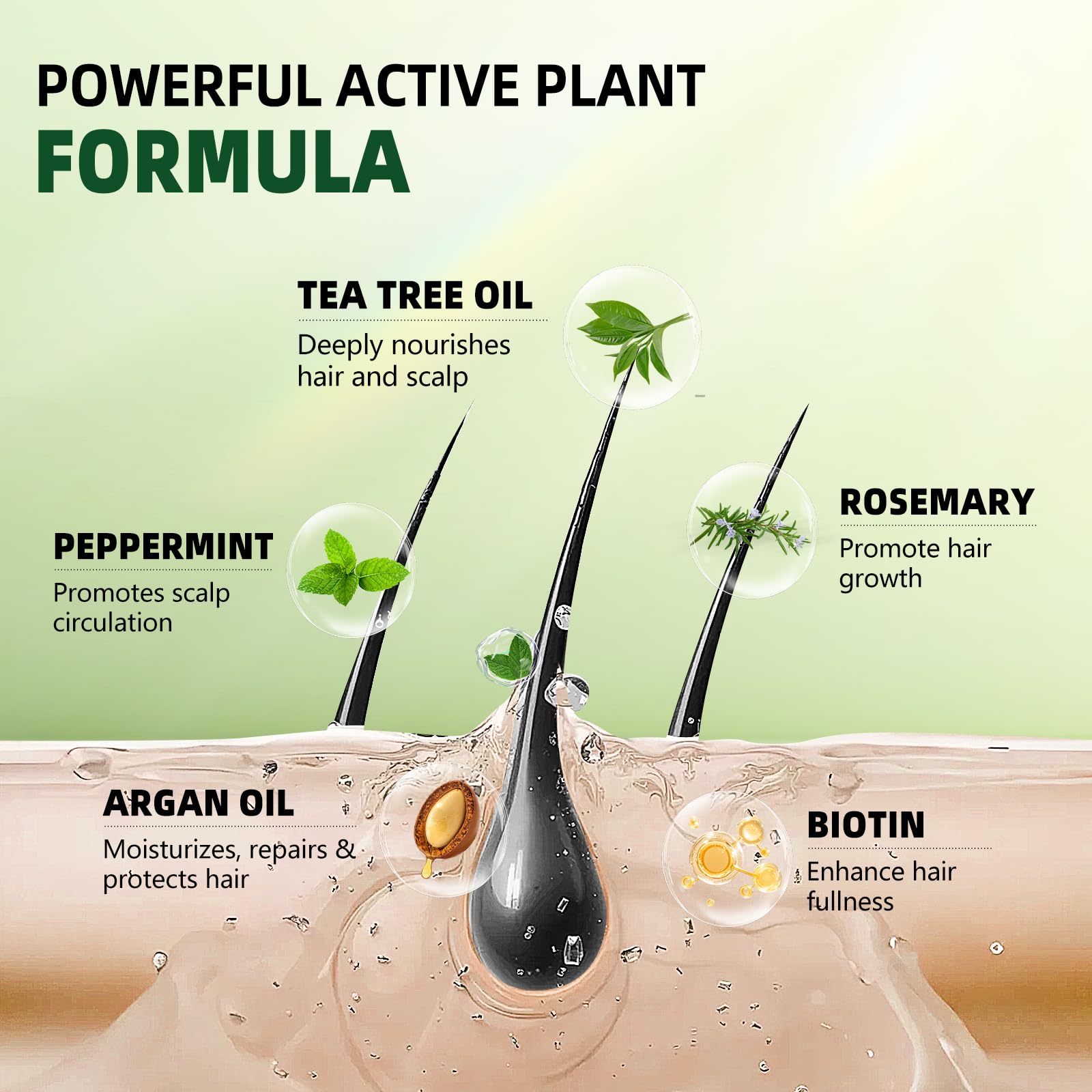 Sunspeak rosemary shampoo promotes scalp care and soothing routine