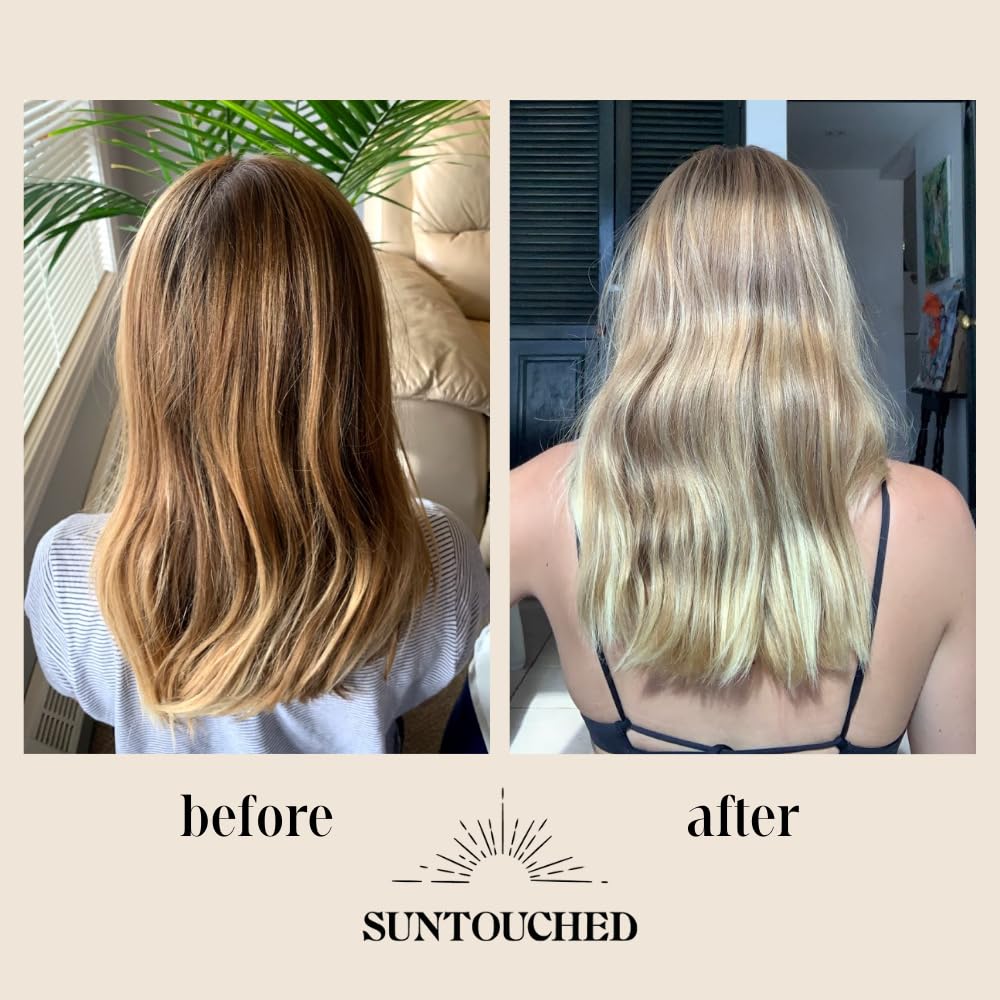 Suntouched Beach Blonde natural extracts chamomile and citrus nourish luminous shine