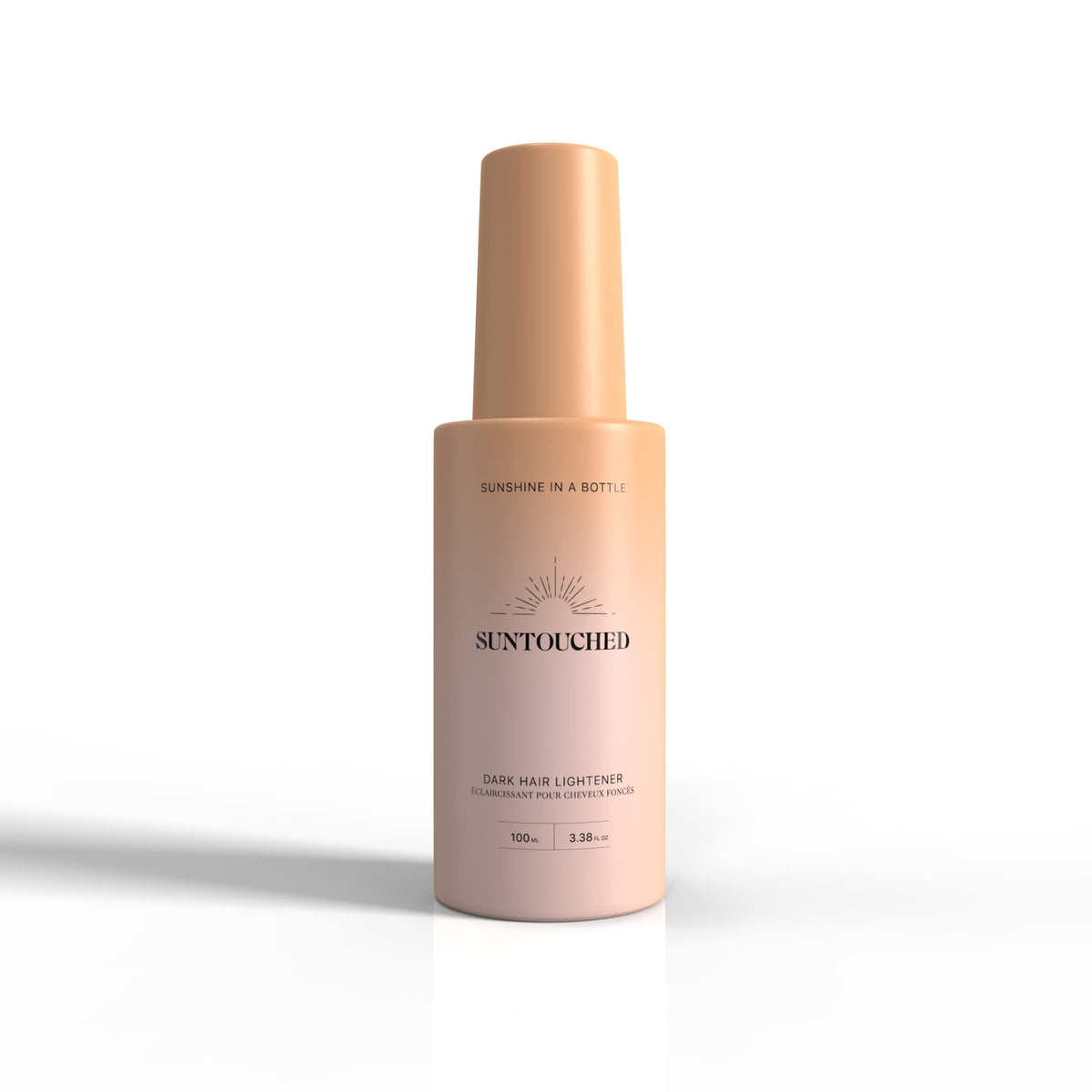 Suntouched Sun Hair Lightener spray bottle for easy at home brunette lightening