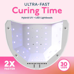 SUNUV removable-base design enables easy home manicures and pedicures.