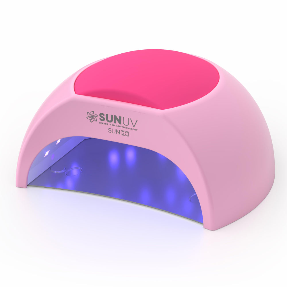 SUNUV SUN2C pink UV LED nail lamp for quick at-home gel curing