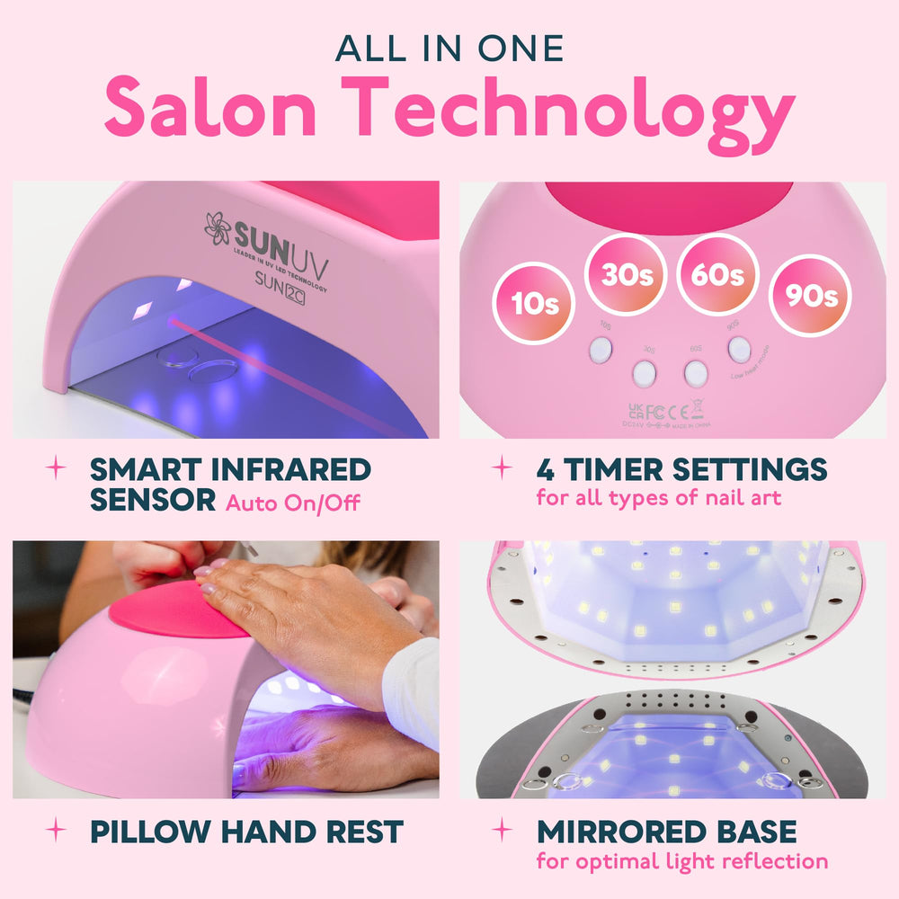 SUNUV SUN2C removable base design enables easy cleaning and flexible setup