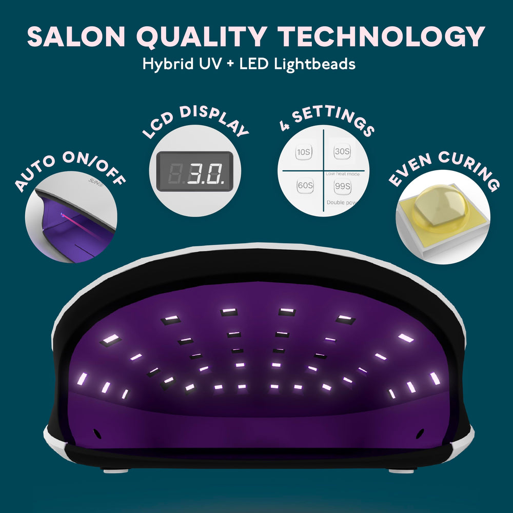 SUNUV SUN4 LCD display enables precise timing at a glance.