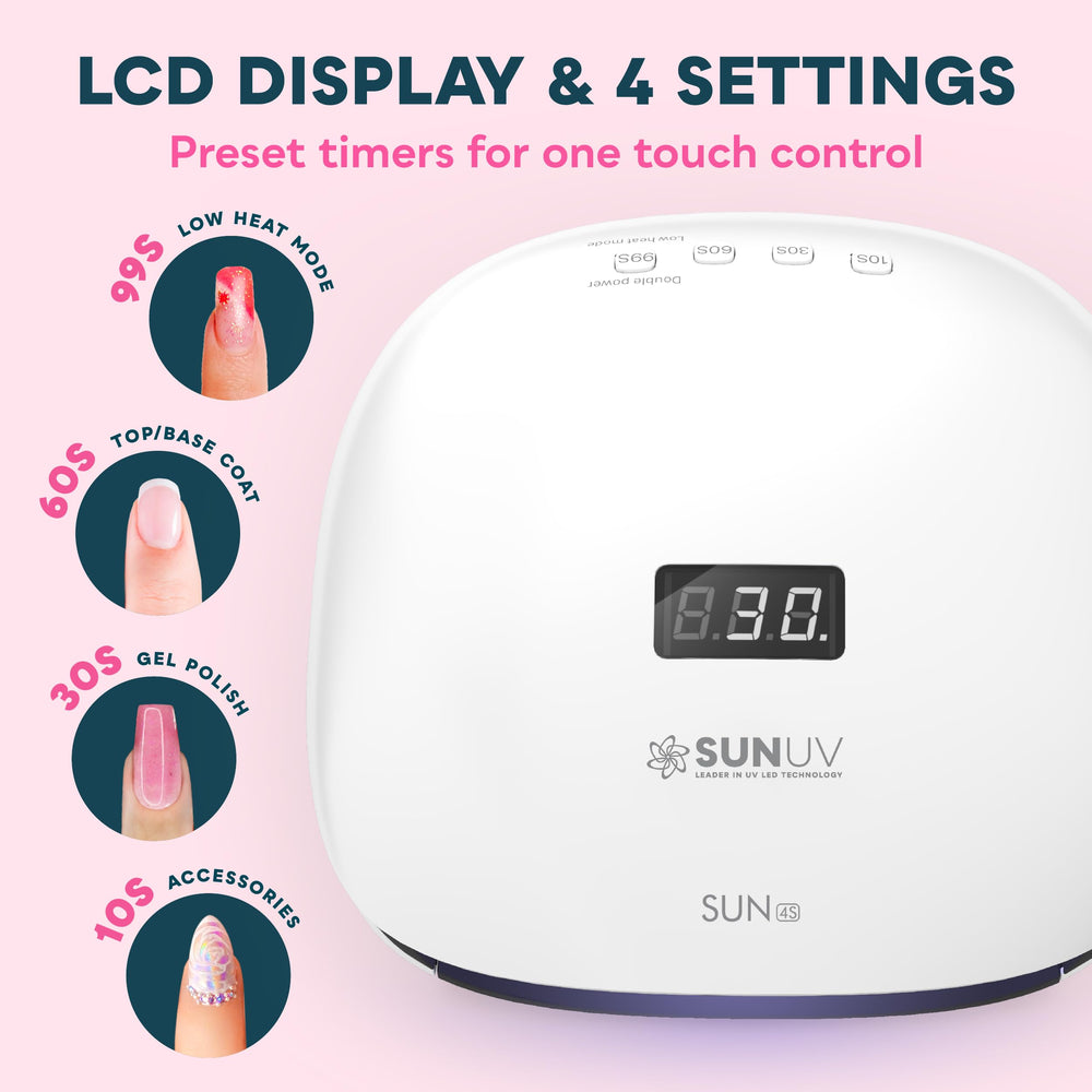 SUNUV SUN4S auto-sensor activation for touch-free, easy operation.