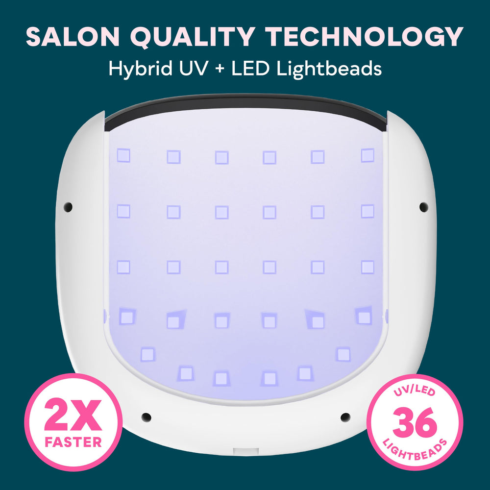 SUNUV SUN4S LCD display provides precise timing for gel manicures.