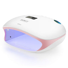 SUNUV SUN4S pink front view lamp for convenient at-home gel nails, drying ready