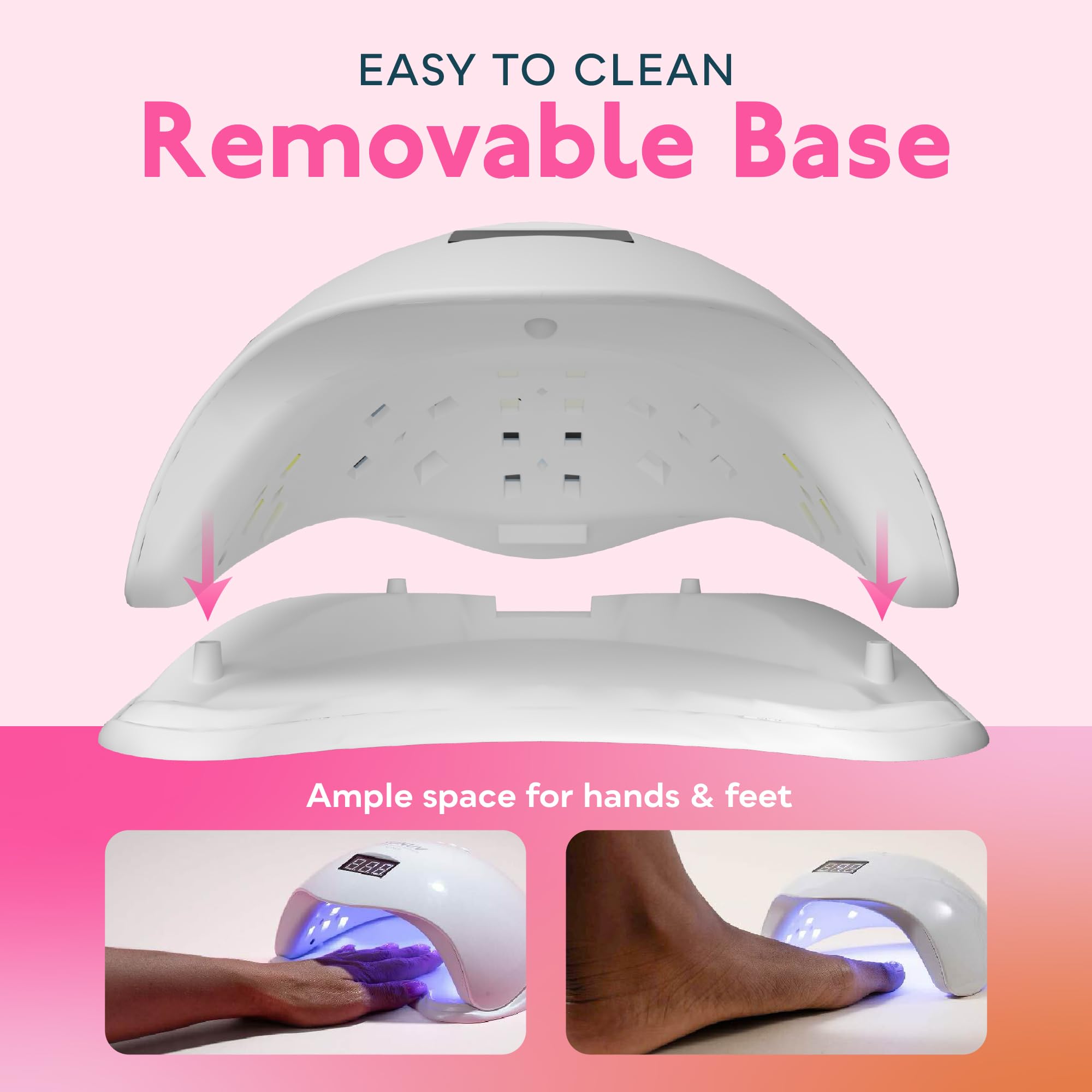 SUNUV SUN5 four timer settings tailor curing duration for different gels.