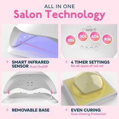 SUNUV SUN5 removable base enables easy cleaning and flexible workspace setup.