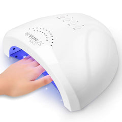 SUNUV UV LED nail lamp front view for fast home gel curing.