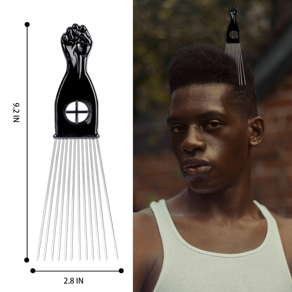 Supaze hair pick suitable for all hair lengths and textures in use