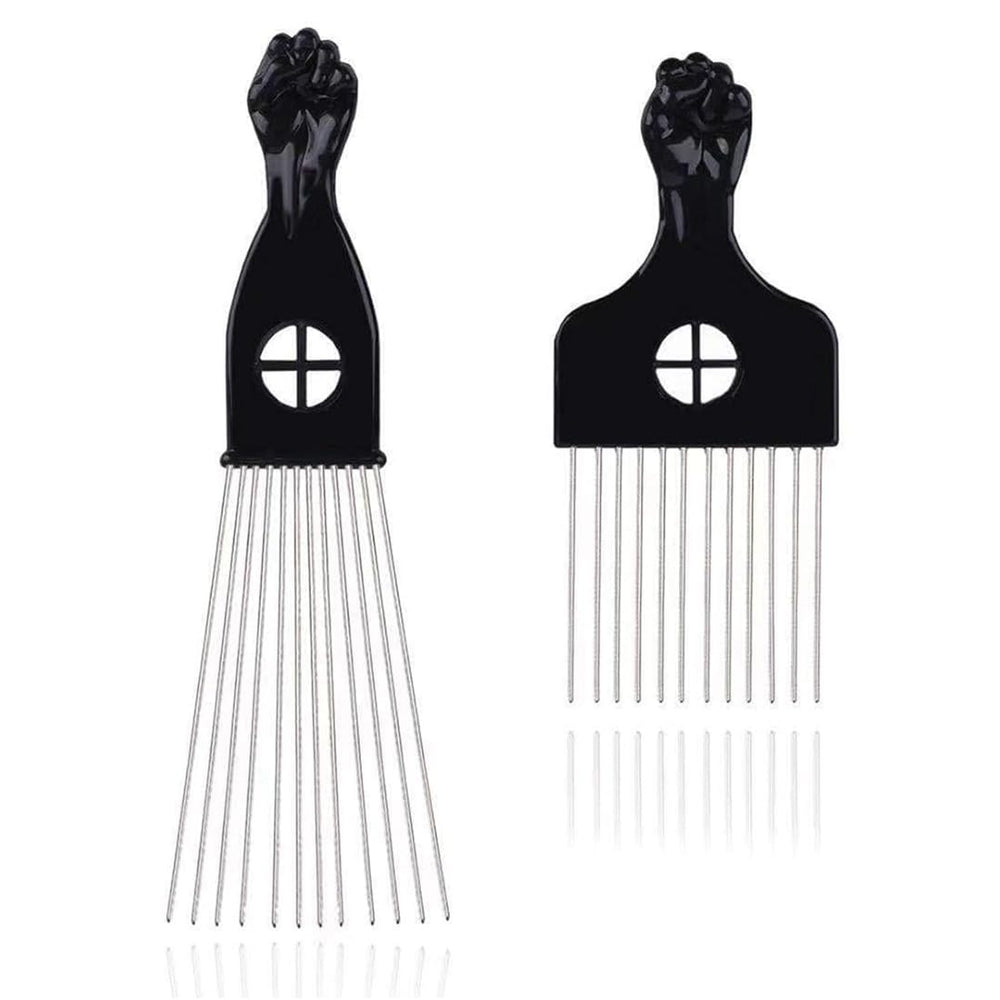 Supaze hair pick showing ergonomic handle for comfortable grip during styling
