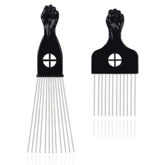 Supaze hair pick showing ergonomic handle for comfortable grip during styling