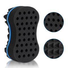 Supaze hair sponge double-sided compact design helps quick curl creation.