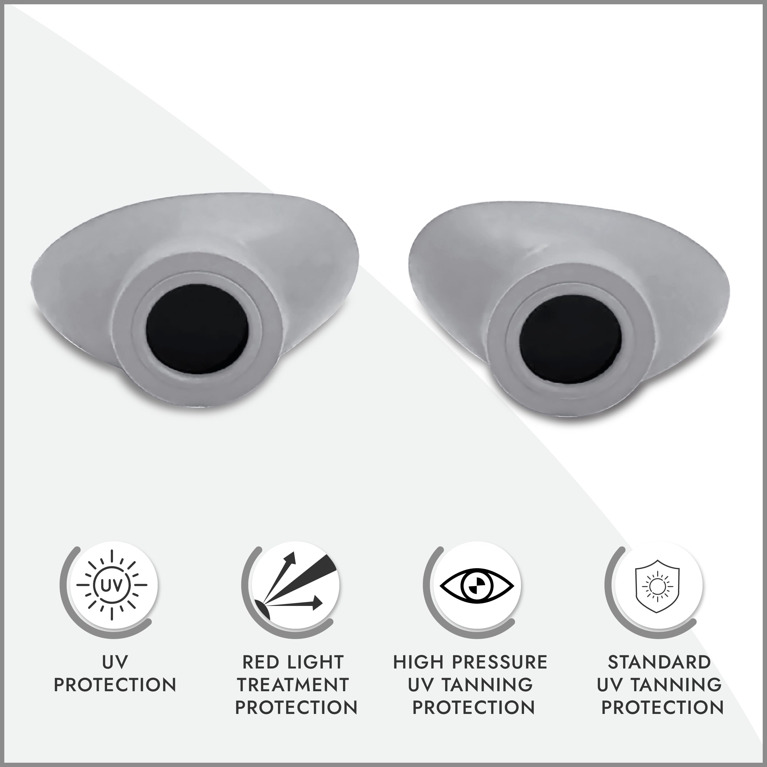 Gafas UV de Super Sunnies para protección ocular durante bronceado.