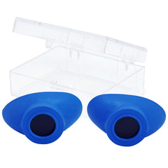 Super Sunnies Slim Flex eyeshields front view for comfortable UV protection during tanning
