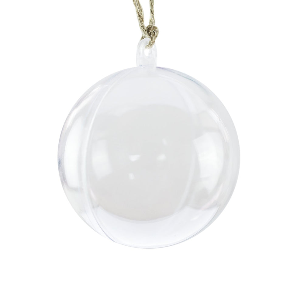 Super Z Outlet heavy gauge plastic ball shells provide a luxurious, glass-like feel.