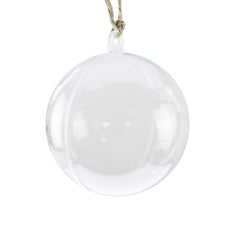 Super Z Outlet heavy gauge plastic ball shells provide a luxurious, glass-like feel.