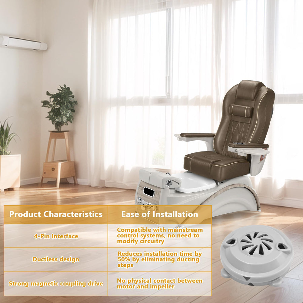 SuperDi BF-004 durable magnetic head and wear-resistant propeller for long spa life