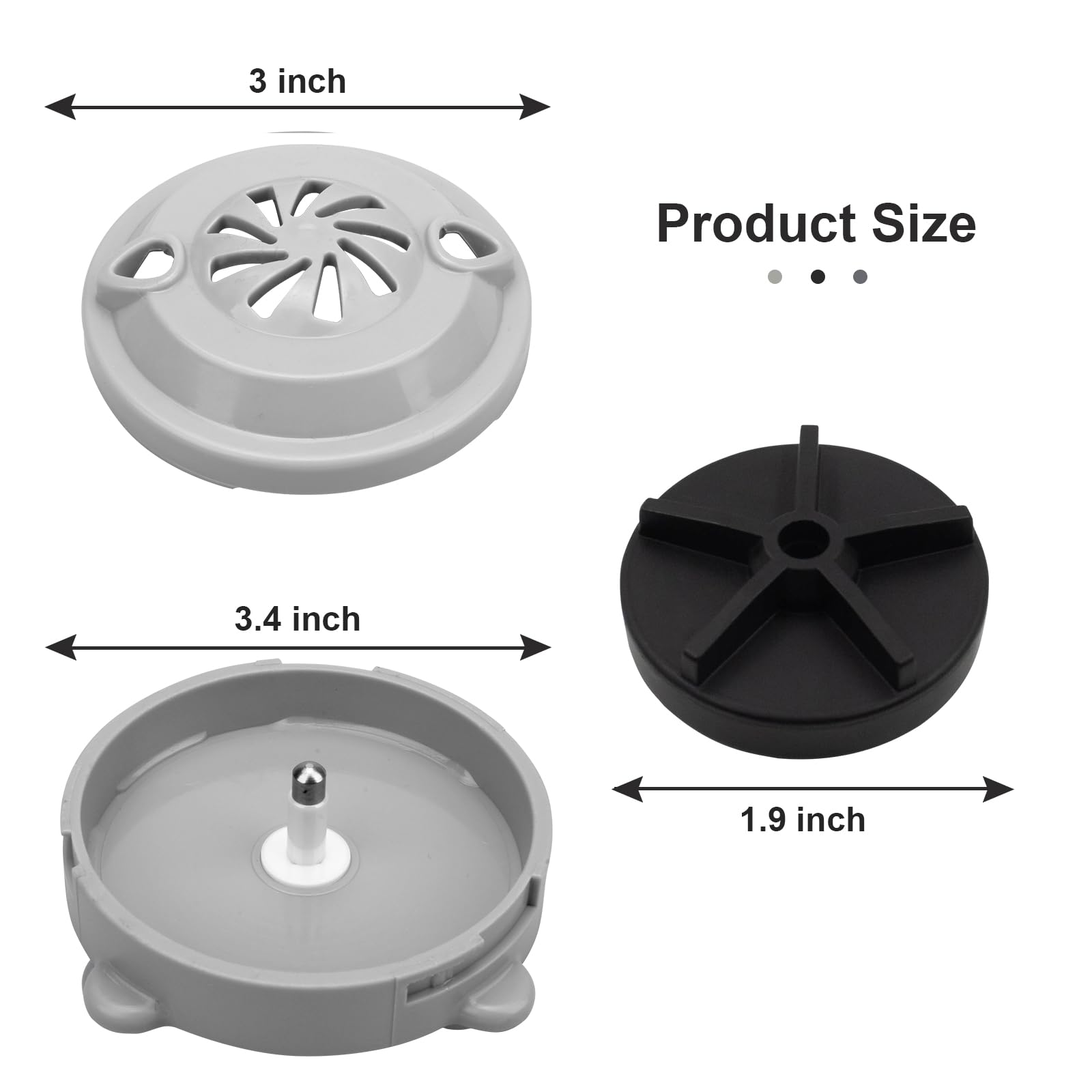 SuperDi BF-004 magnetic impeller component ensures consistent water flow