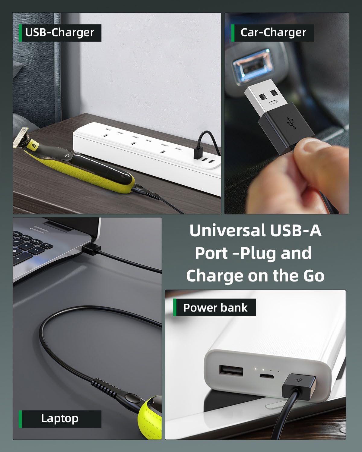 Superer 5ft cable for mg7910 easy-use charging on travel.
