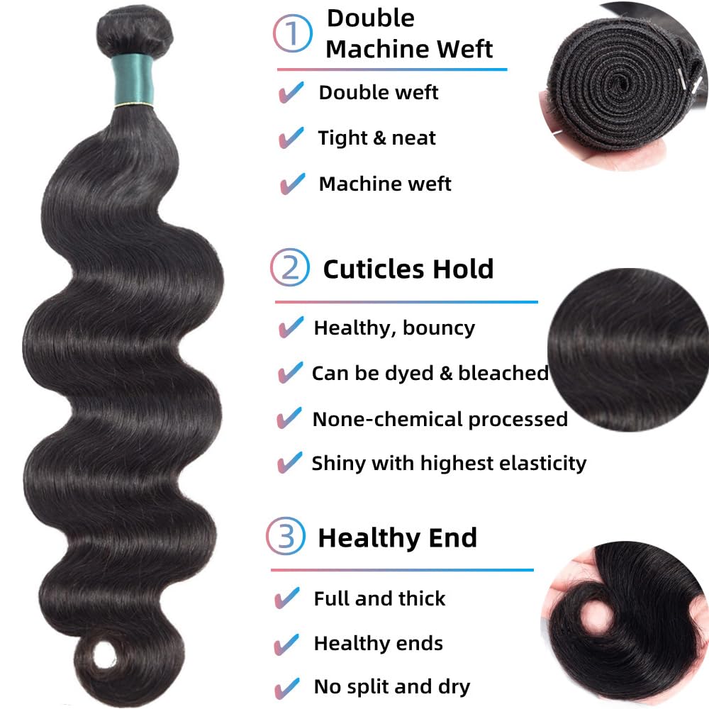Superfect body wave bundle 22-inch pack adds length and movement