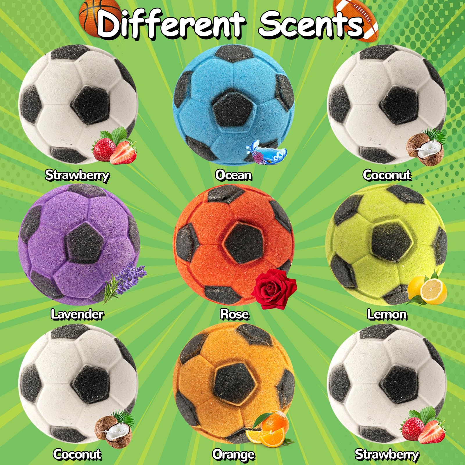 SUPERGFS gift set: individually wrapped bombs great for birthdays