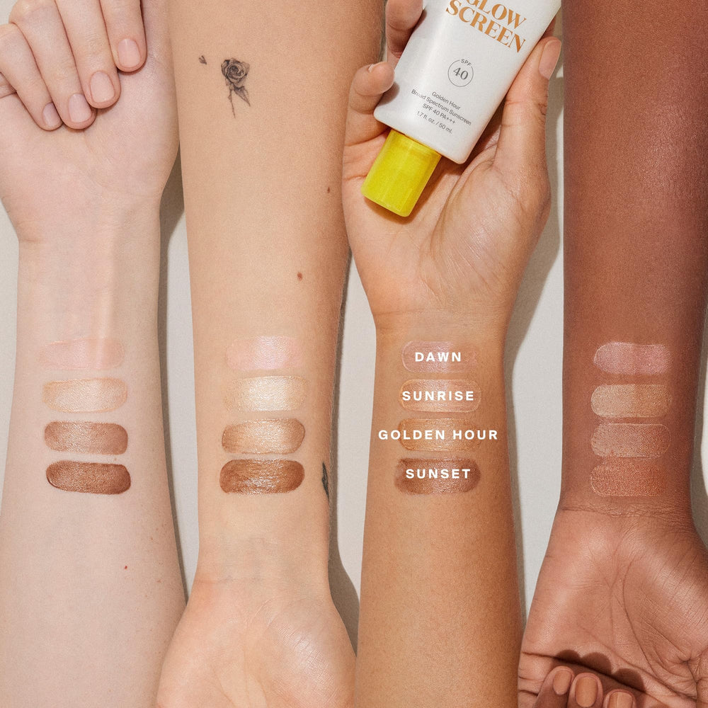 Supergoop Glowscreen Dawn SPF 40 broad-spectrum protection packaging