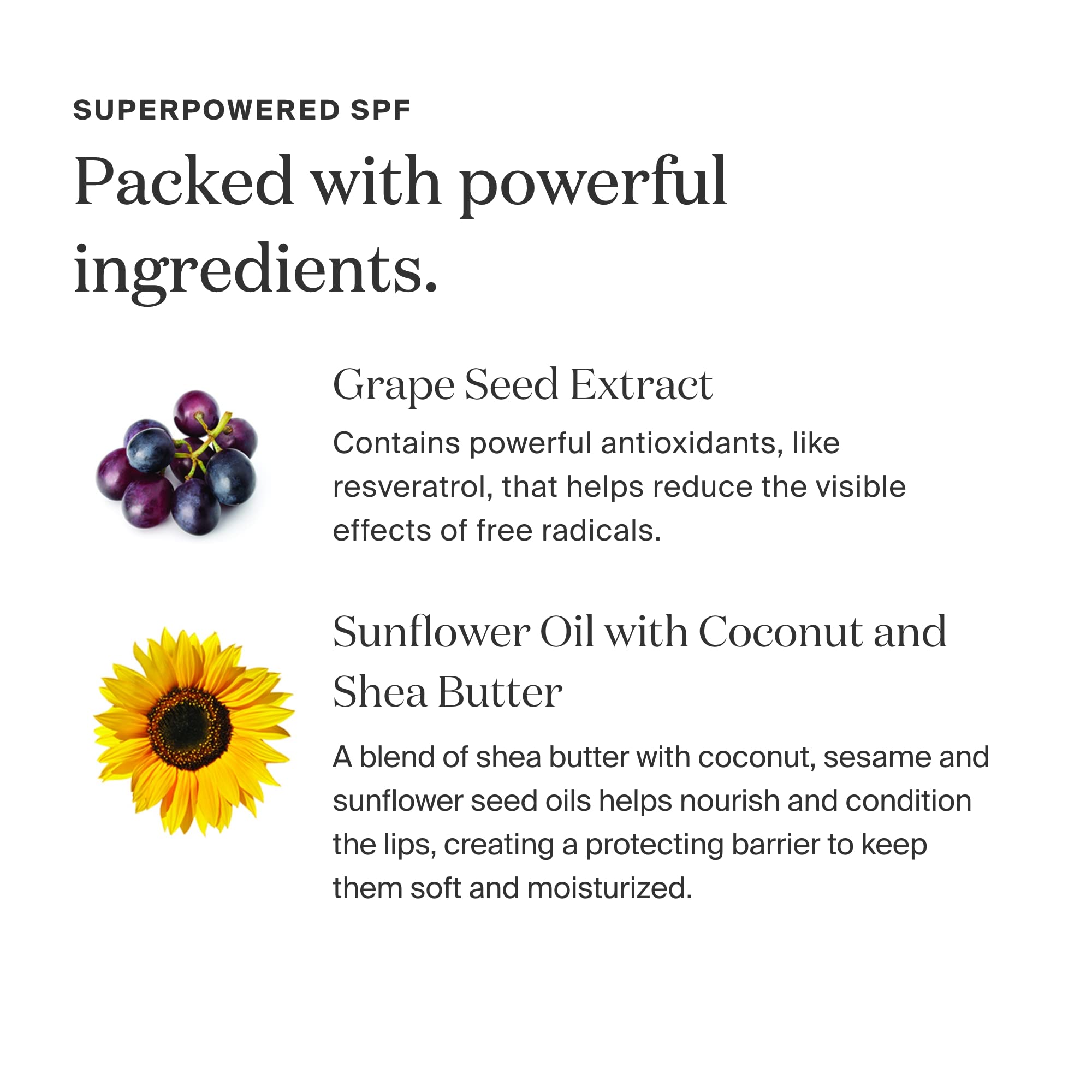 Supergoop Lipscreen Shine water-resistant formula stays put while you sip.