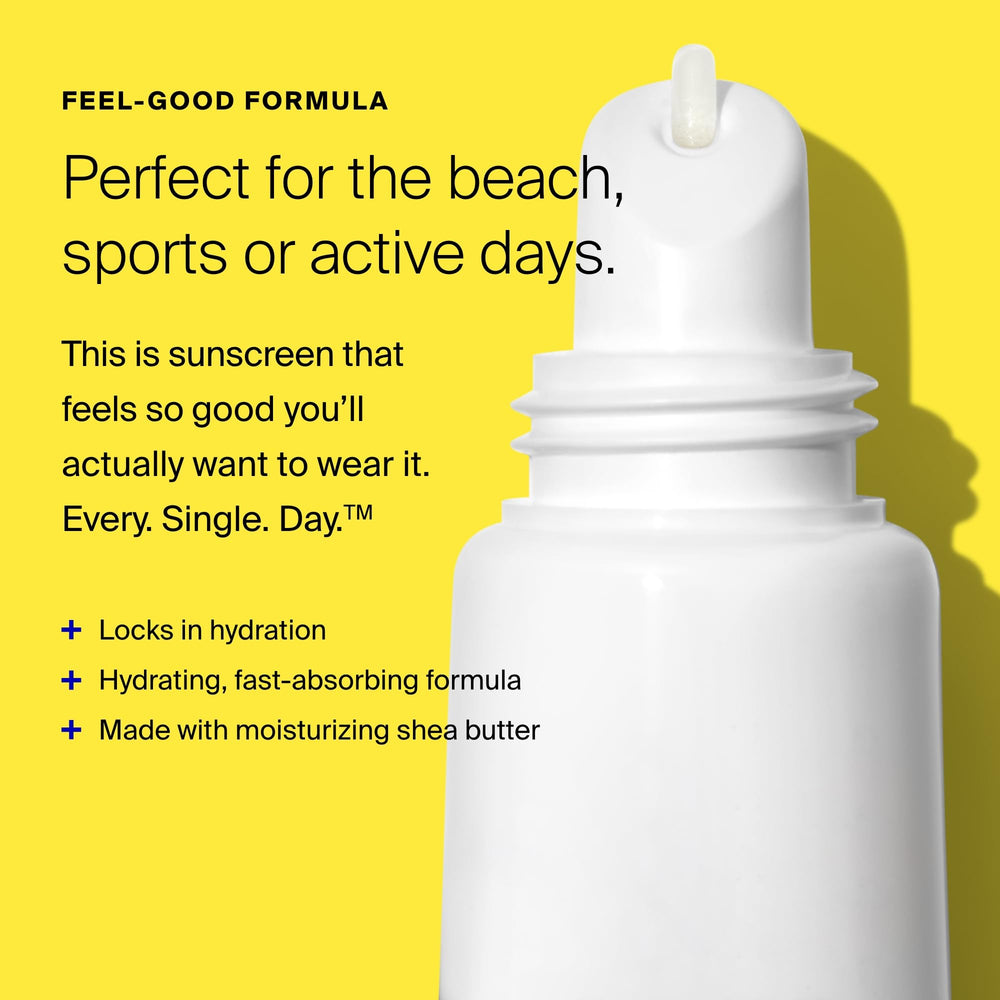 Supergoop! PLAY Lip Balm being applied for SPF 30 lip protection outdoors.