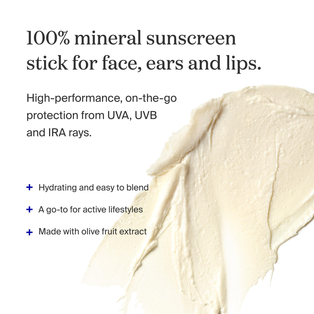 Supergoop PLAY Mineral Stick SPF 50 for lips provides easy mineral-based sun defense