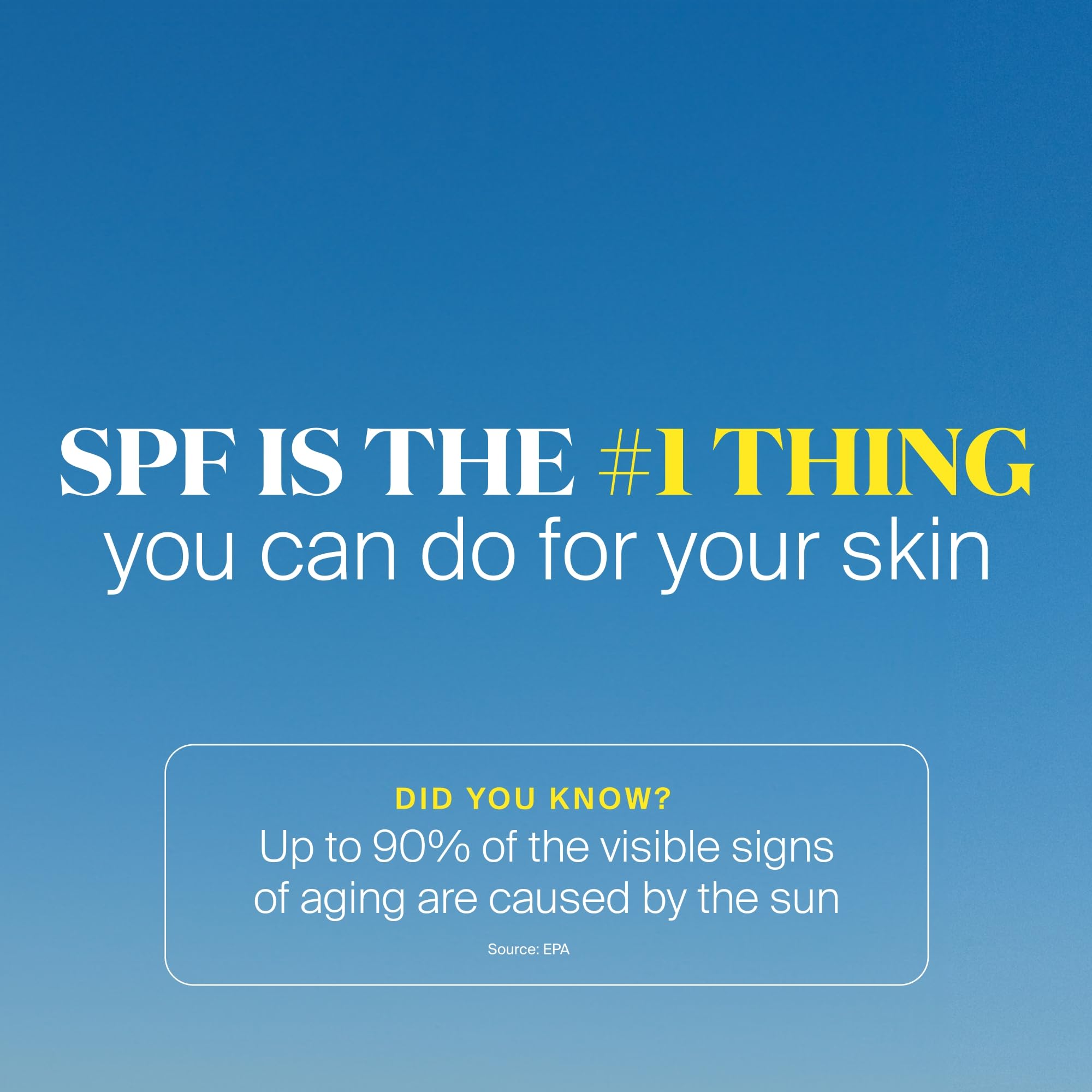 Supergoop! PLAY bag-on-valve design dispenses SPF from any angle.