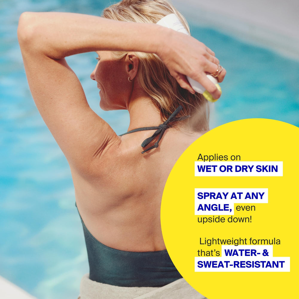Supergoop! PLAY SPF 50 Body Mist contains vitamin C and antioxidants