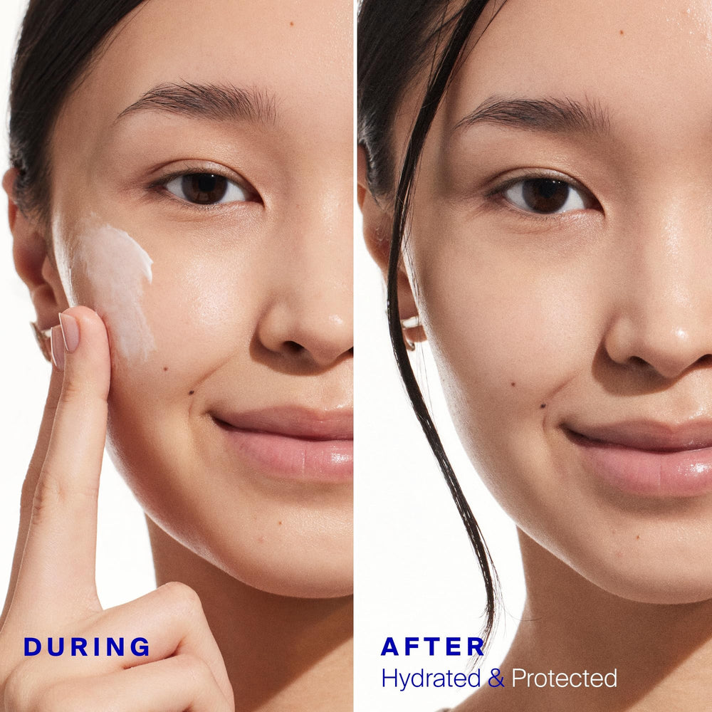 Apply Superscreen under makeup to create a smooth, hydrated base