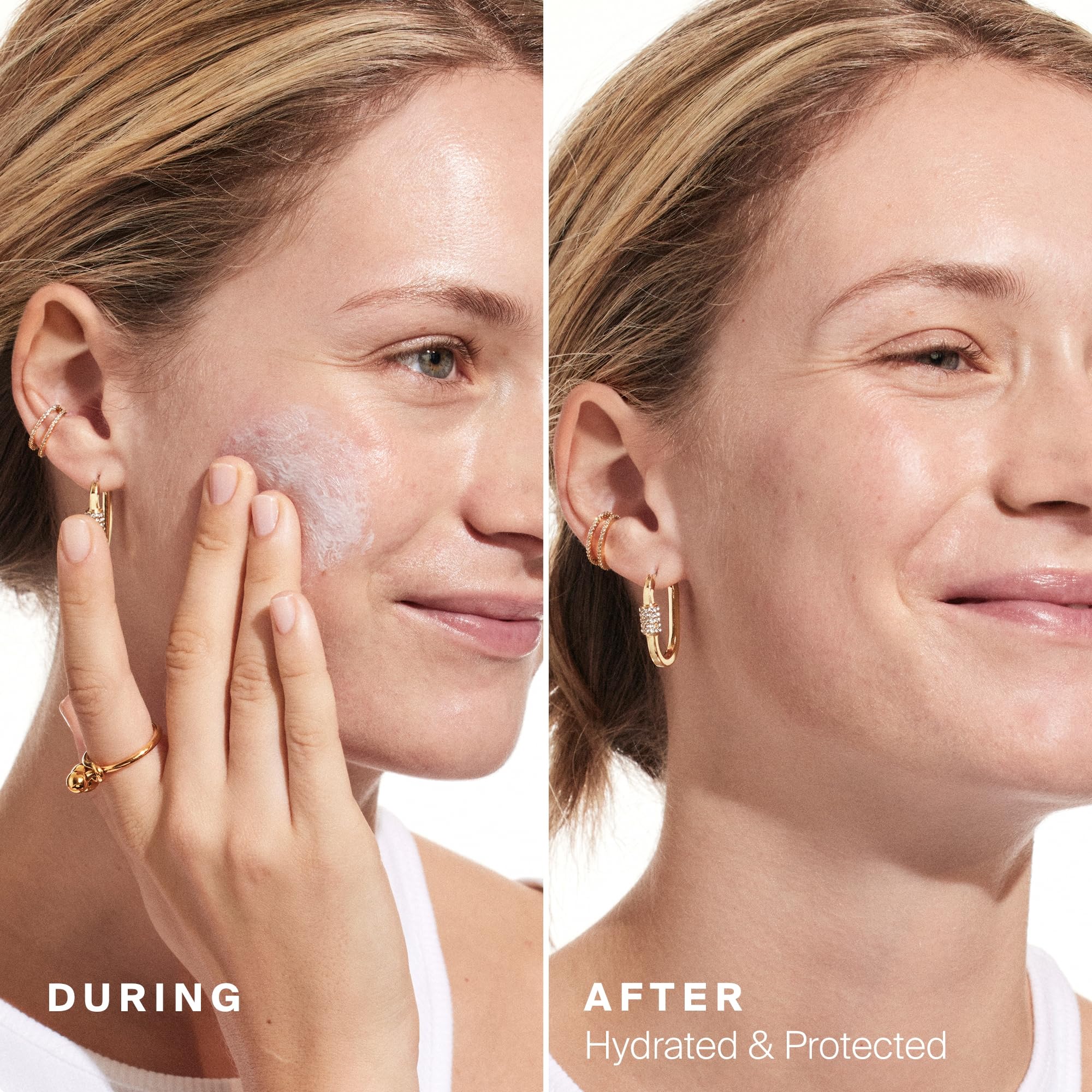 Supergoop! Triple Prep hydrating complex image highlights ectoin and hyaluronic acid benefits